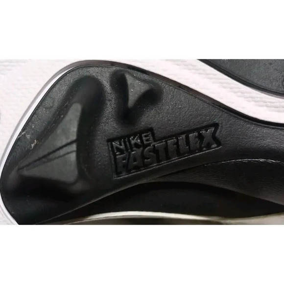 Nike Alpha Huarache Mid Varsity Men's 8.5 New Rubber Baseball Cleats AO7956-003 - Picture 10 of 10